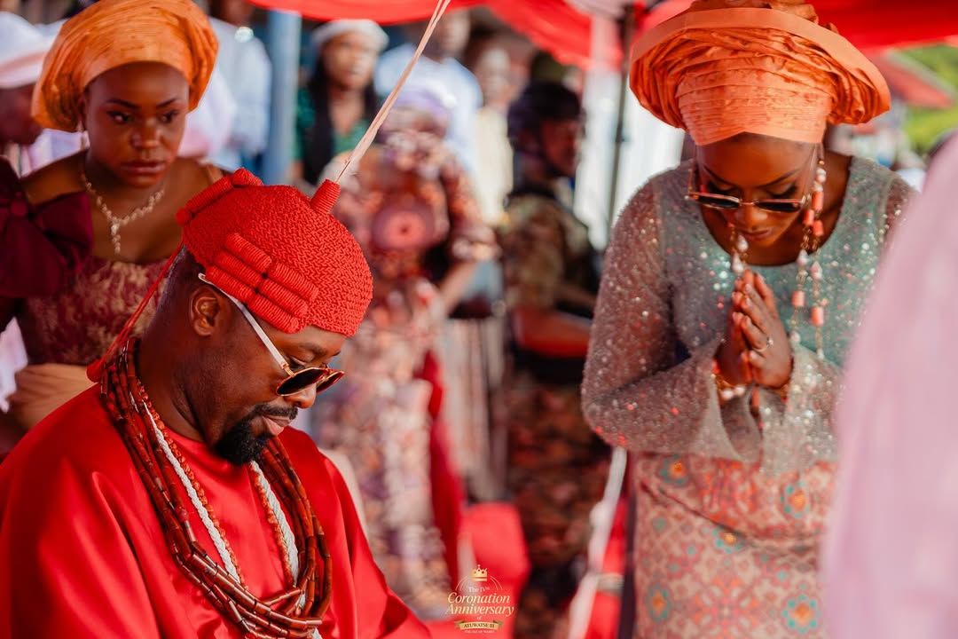 Colorful vessels representing Itsekiri communities
