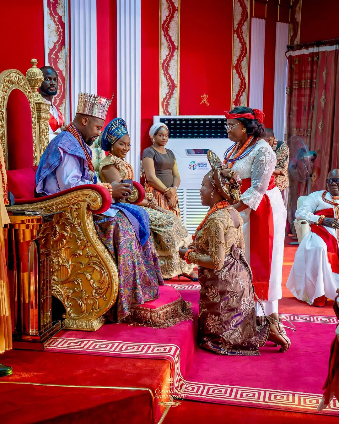 Recipients receiving Royal Order of Iwere honors
