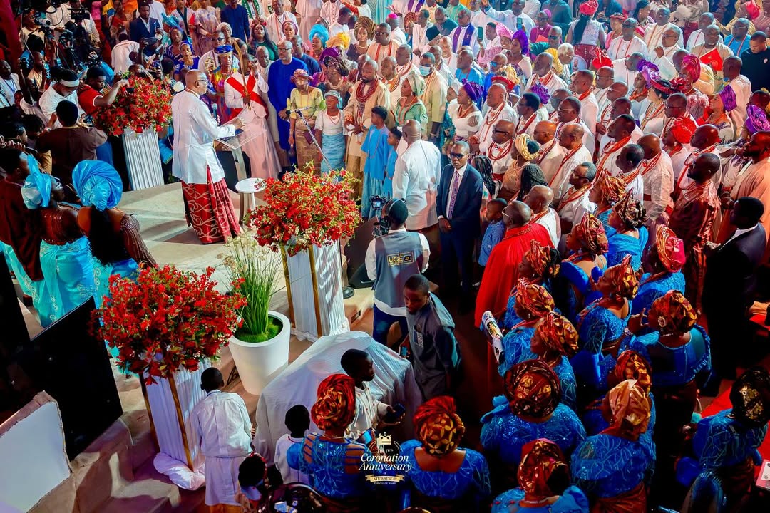 Congregation during thanksgiving service