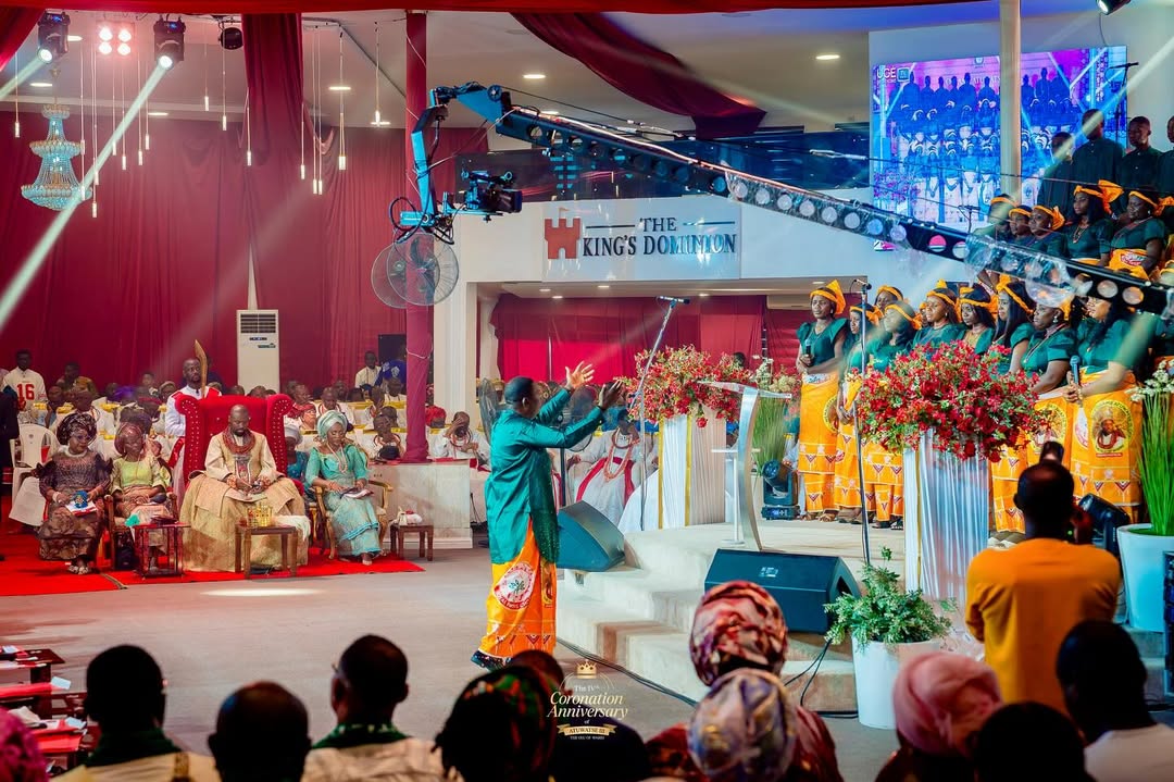 Congregation during thanksgiving service