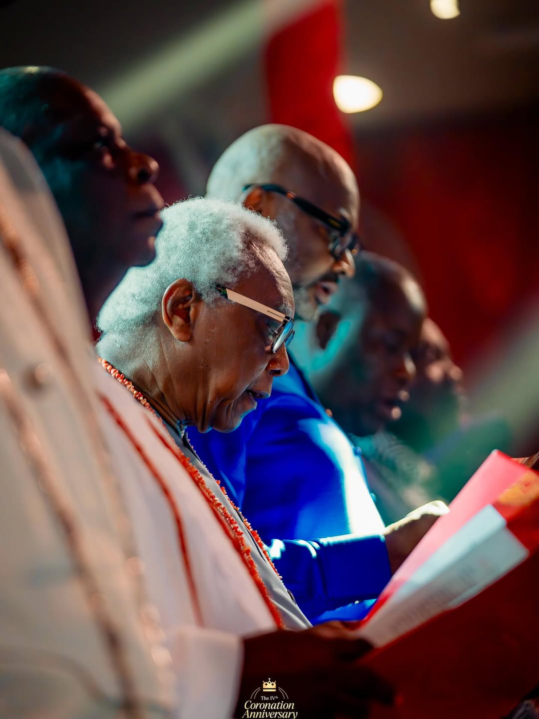 Congregation during thanksgiving service