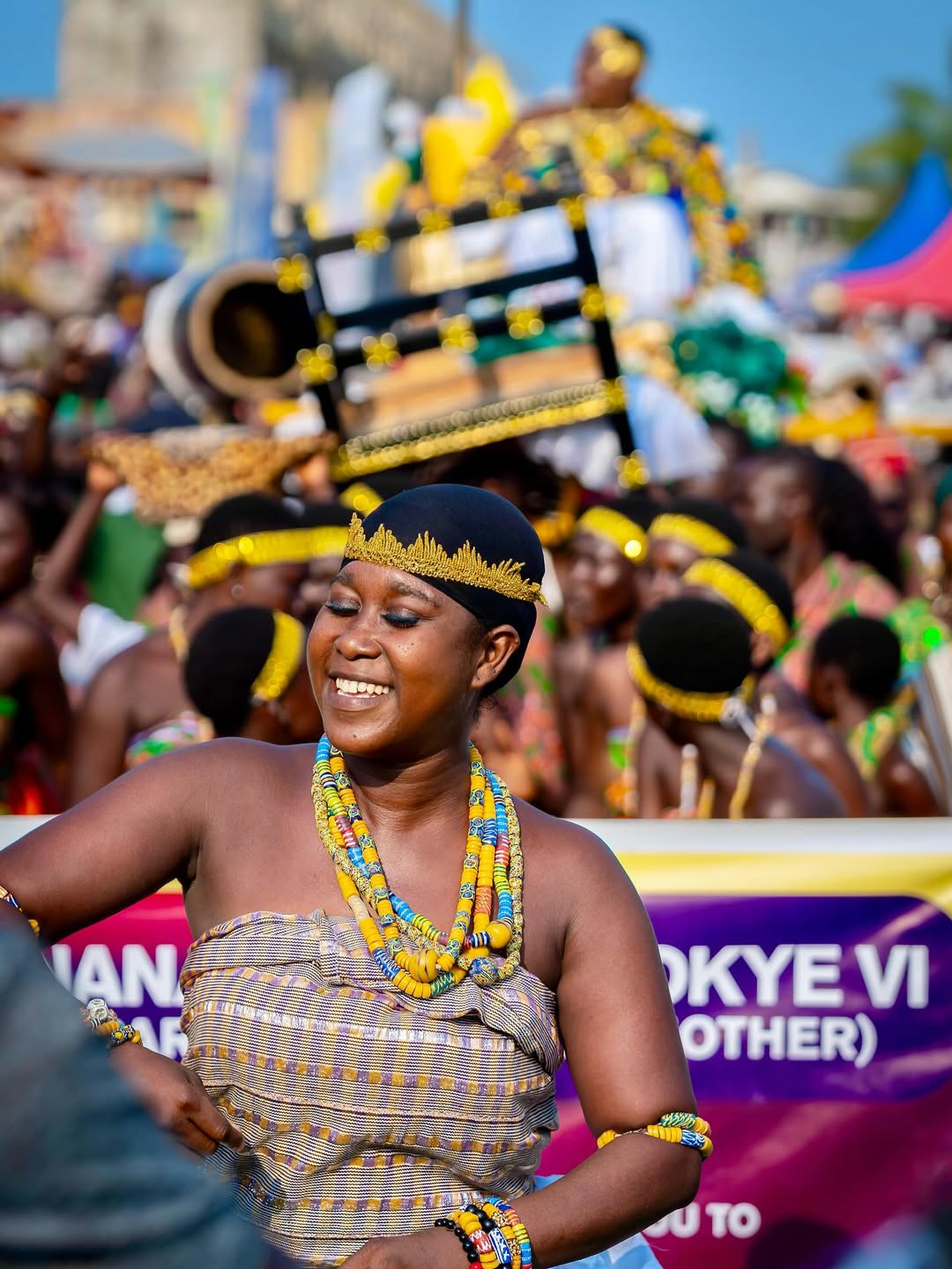 Festival procession at Cape Coast