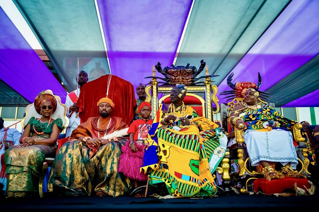 Traditional dance at Oguaa Fetu Afahye