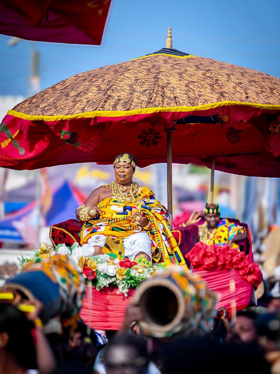 Traditional dance at Oguaa Fetu Afahye