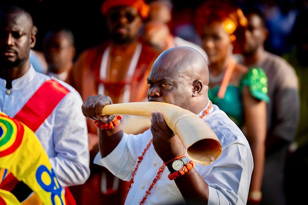 Traditional dance at Oguaa Fetu Afahye
