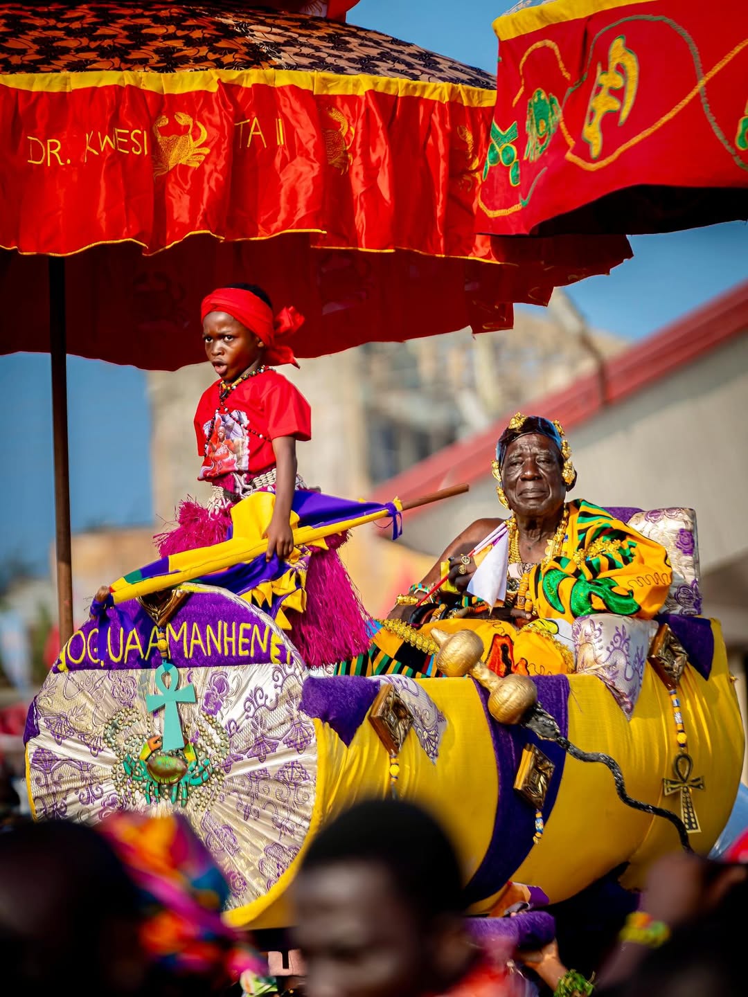 Festival procession at Cape Coast
