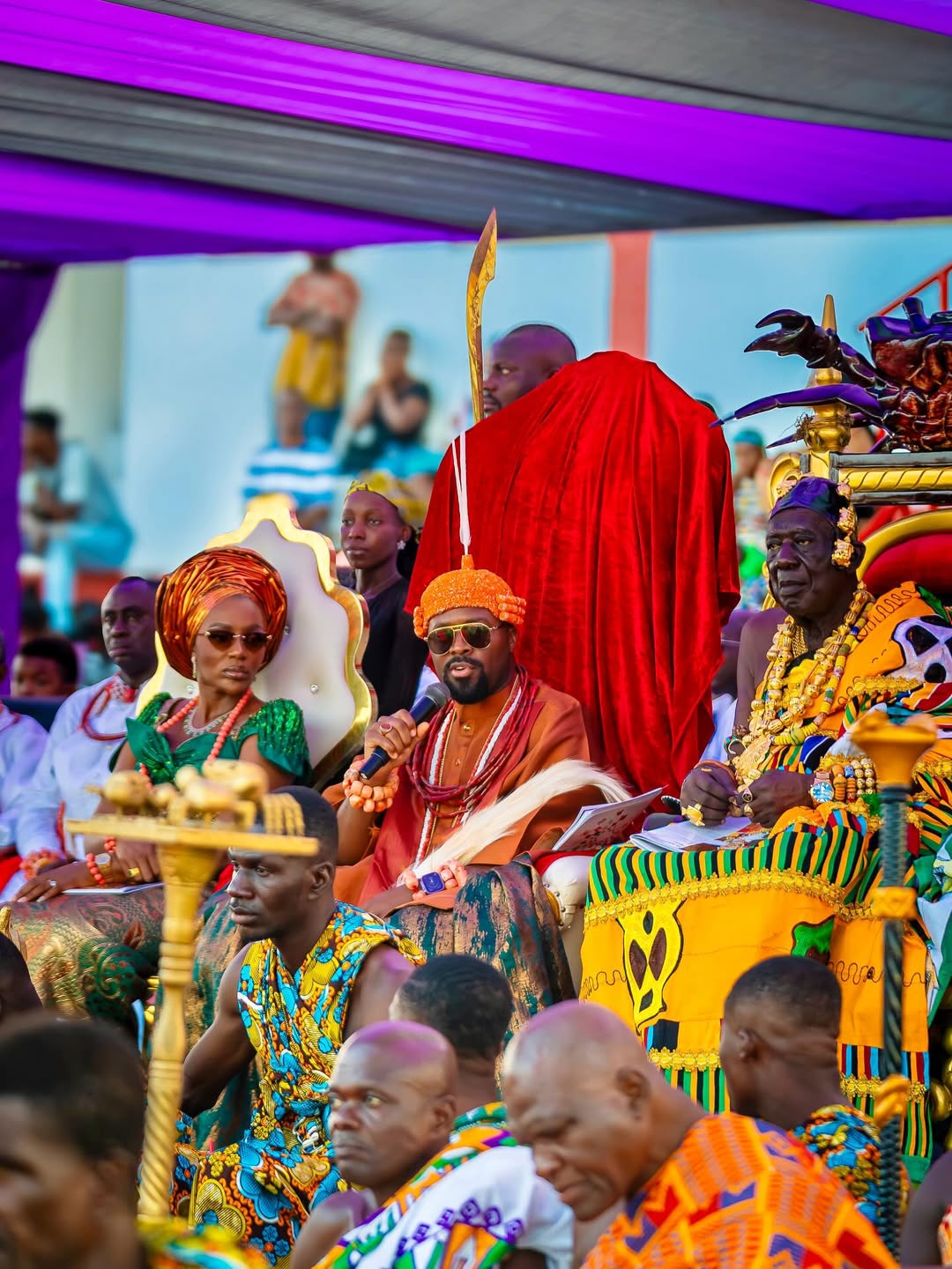 Traditional dance at Oguaa Fetu Afahye