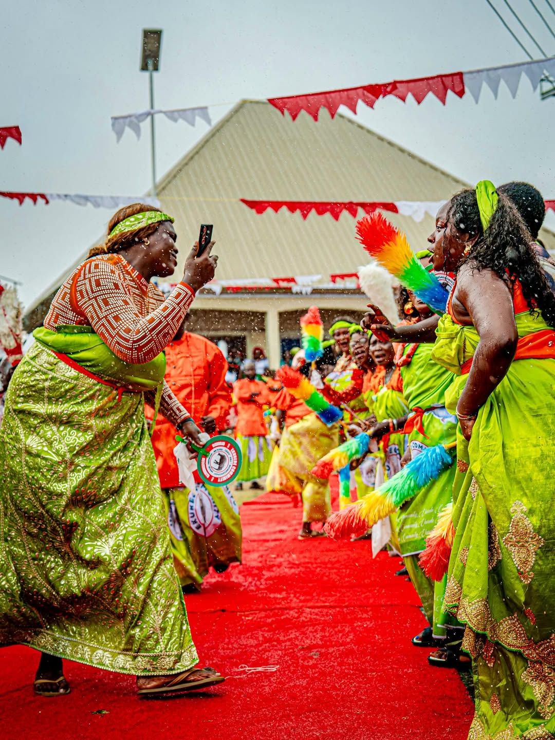 Traditional procession during Ugwa Olu