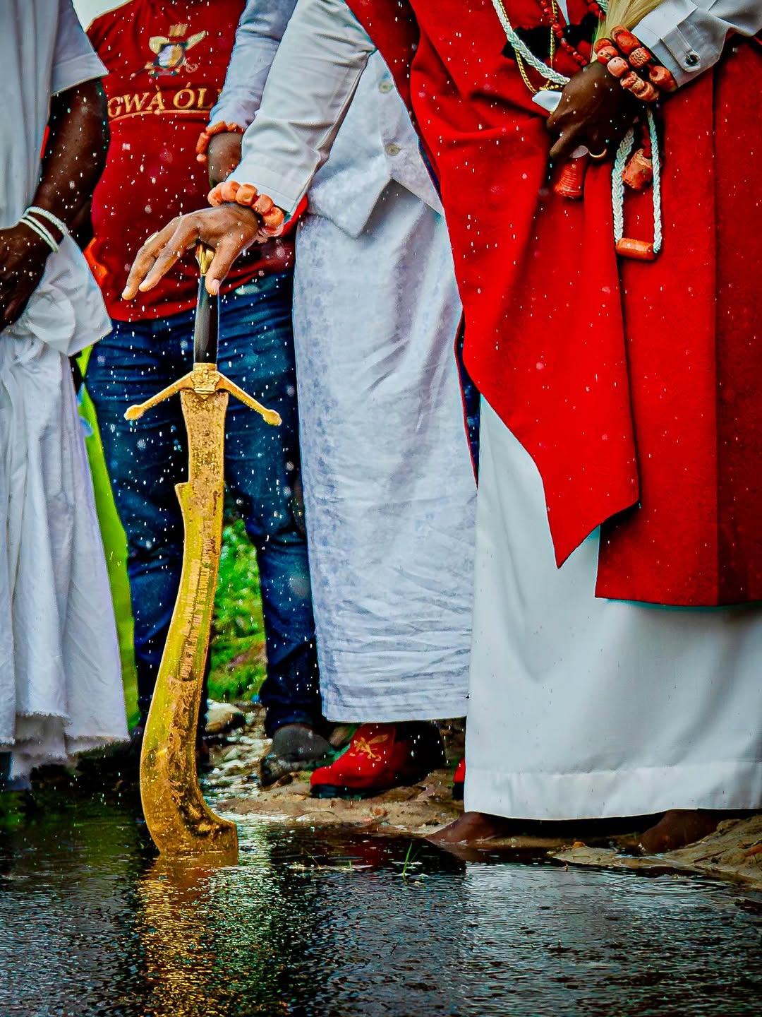 Traditional procession during Ugwa Olu