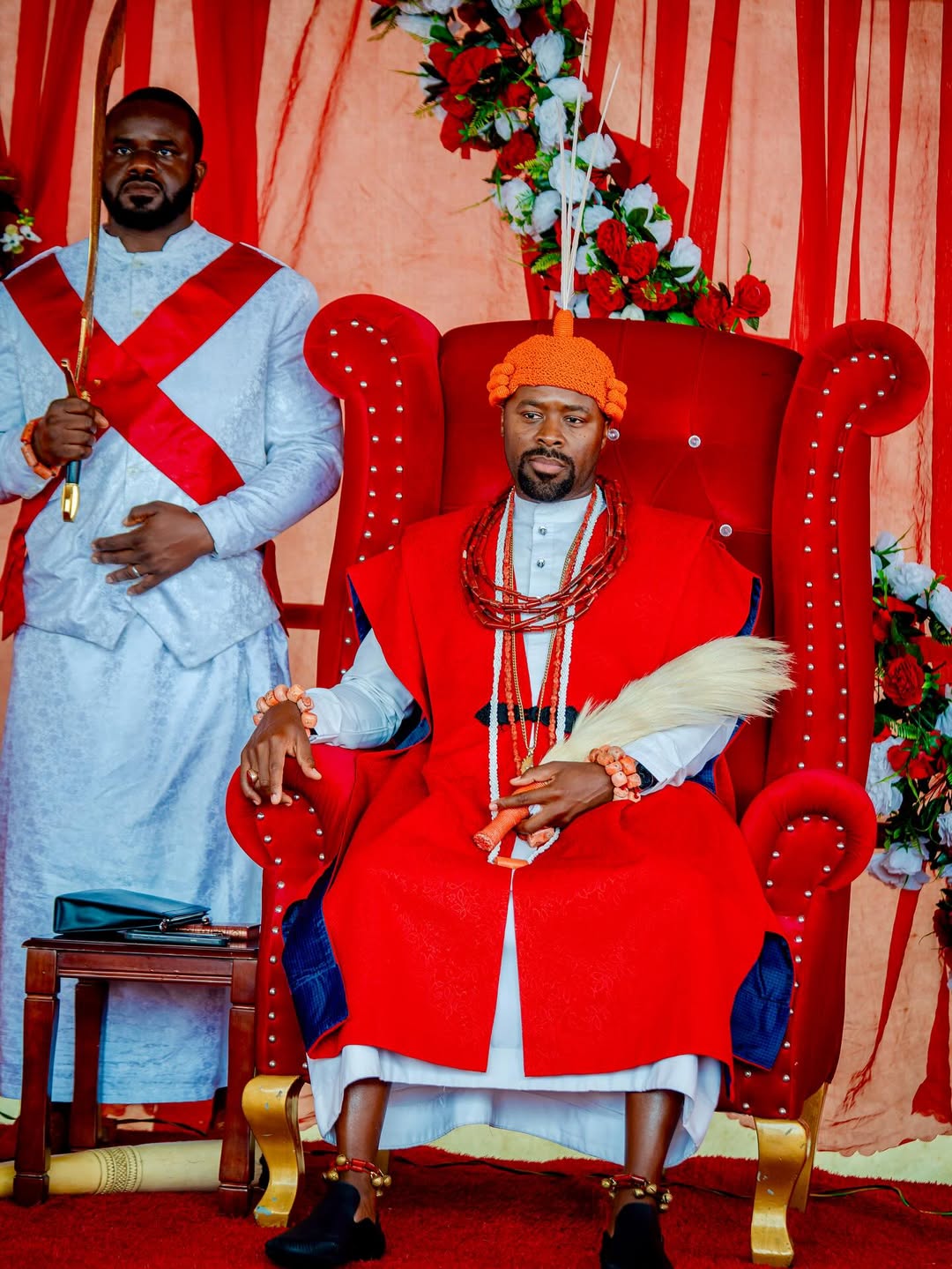 Traditional procession during Ugwa Olu