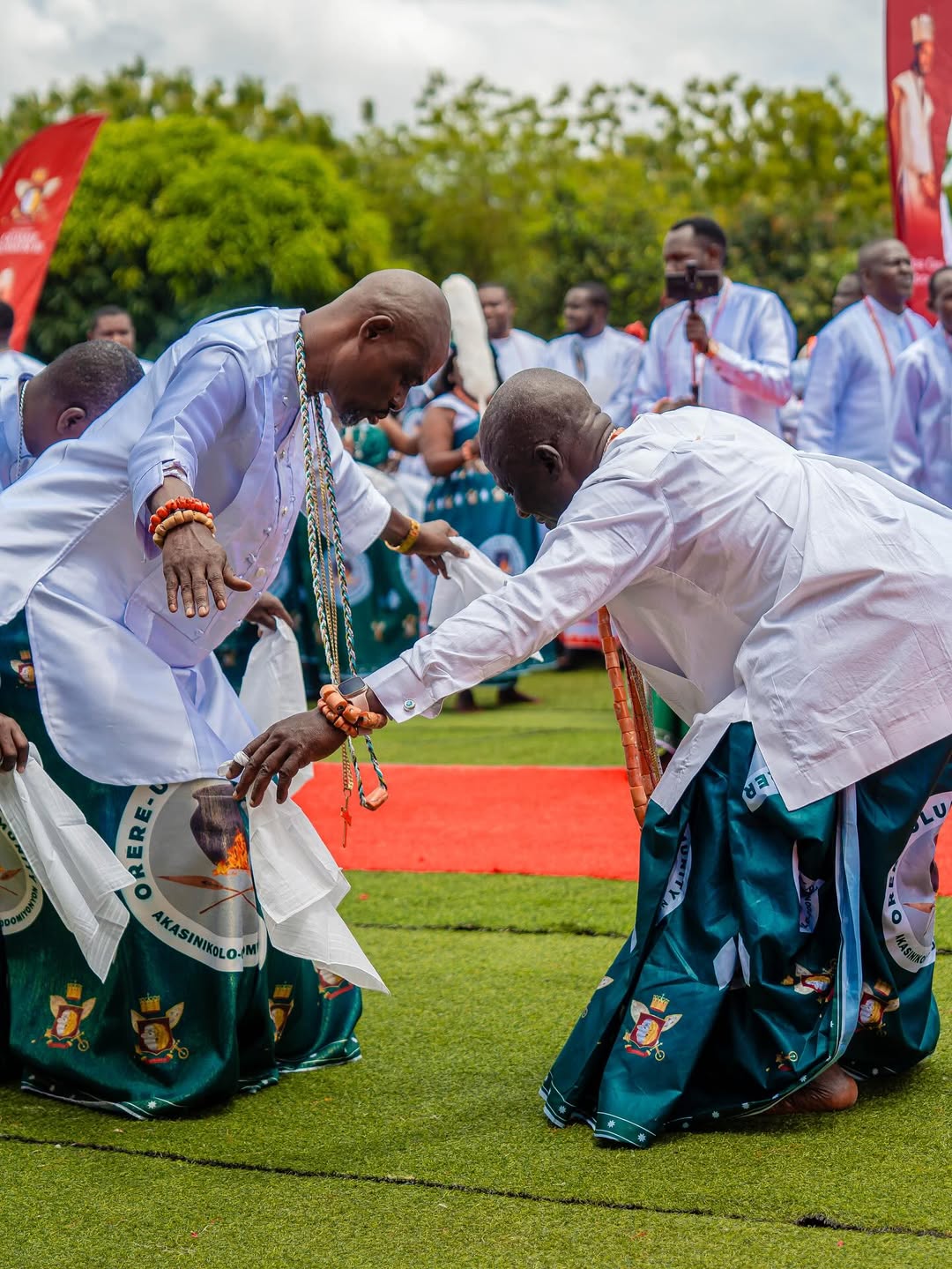 Community elders and youth together