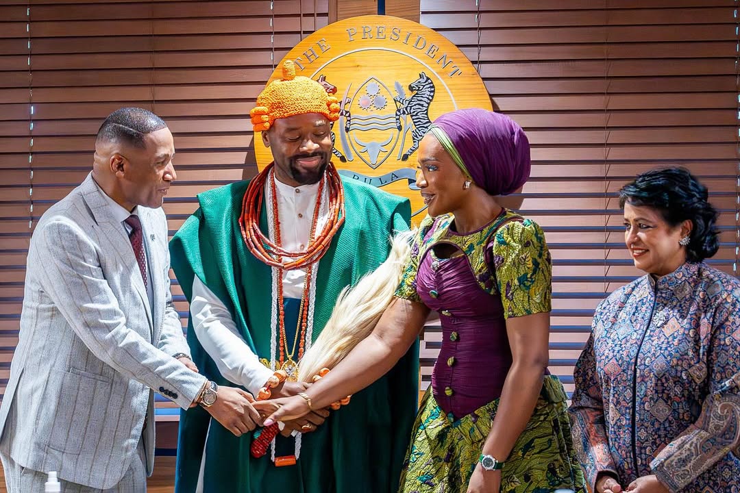 Ogiame Atuwatse III visit to Botswana